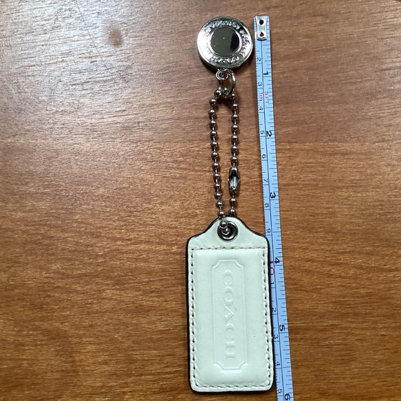 Coach Off White Bag Tag/Hang Tag/ Bag Charm - Picture 3 of 8